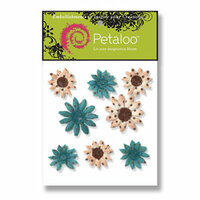 Petaloo - Sunken Treasure Collection - Flowers - Double Delight Peel and Stick - 8 Flowers - Sunken Treasure, CLEARANCE