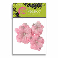 Petaloo - Pink Poodle Collection - Flowers - Peony Peel and Stick - 3 Flowers - Pink