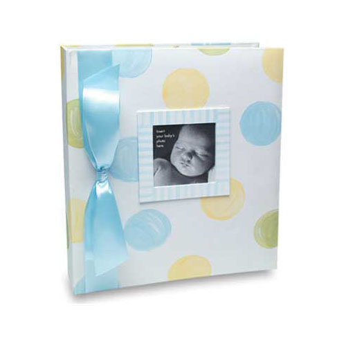 Penny Laine Papers - Keepsake Baby Books Collection - Large Dots - Boy