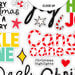 Pretty Little Studio - Candy Cane Collection - Die-Cuts - Festive Treat Words