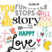 Pretty Little Studio - Love Is Kind Collection - Die-Cuts - Story of Us Words