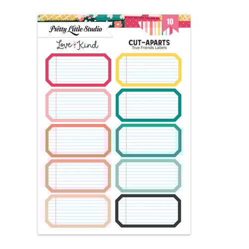 Pretty Little Studio - Love Is Kind Collection - Cut-Aparts - True Friends Labels
