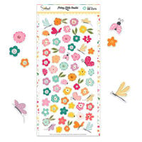 Pretty Little Studio - Sunkissed Collection - 6 x 12 Punch-Outs Sheet - Die-Cuts - Daisies