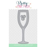 image of Pretty Pink Posh - Dies - Champagne Flute Shaker