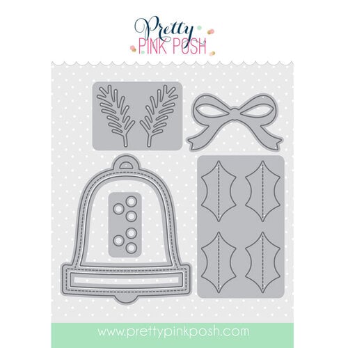 Pretty Pink Posh - Dies - Christmas Bell Shaker