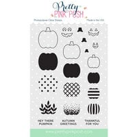 Pretty Pink Posh - Clear Photopolymer Stamps - Decorative Pumpkins