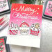 Pretty Pink Posh - Clear Photopolymer Stamps - Christmas Cupcakes