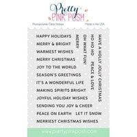 Pretty Pink Posh - Clear Photopolymer Stamps - Christmas Sentiment Strips