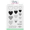 Pretty Pink Posh - Clear Photopolymer Stamps - Decorative Hearts