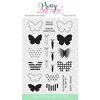 Pretty Pink Posh - Clear Photopolymer Stamps - Decorative Butterflies
