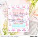 Pretty Pink Posh - Clear Photopolymer Stamps - Sentiment Strips - Easter