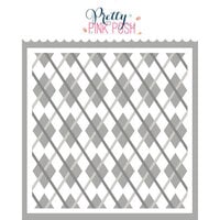 Pretty Pink Posh - Stencils - Layered Argyle