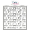 Pretty Pink Posh - Stencils - Baby Words