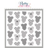 Pretty Pink Posh - Layering Stencils - Onesies