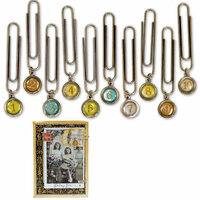 7 Gypsies - Avignon Collection - Paper Clip Dangles - Numbers, CLEARANCE
