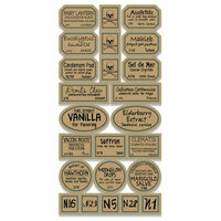 7 Gypsies - Apothecary Collection - 97% Complete Label Stickers - Chemistry