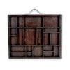 7 Gypsies - Letterblock Printer Tray - Stained Wood