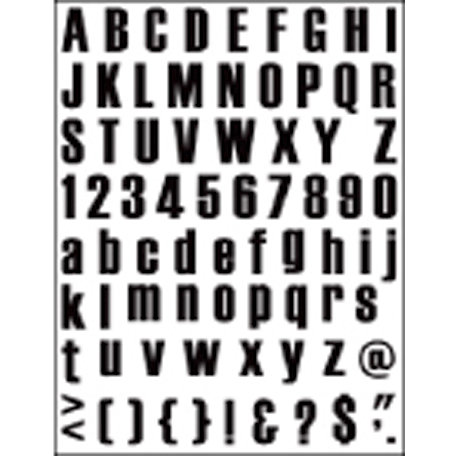 7 Gypsies - Clear Acrylic Stamps - Alphabet