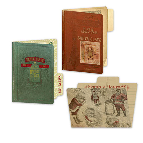 7 Gypsies - Santa's Journey Collection - Christmas - 4 x 6 Printed File Folders