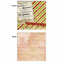 7 Gypsies - Santa's Journey Collection - Christmas - 12 x 12 Double Sided Paper - Comfort and Joy