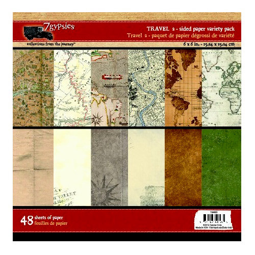 7 Gypsies - Gypsy Travels Collection - 6 x 6 Paper Pack