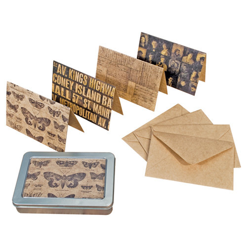 Tim Holtz - District Market Collection - Idea-ology - Notecard Set - Metropolitan