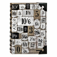 Tim Holtz - District Market Collection - Idea-ology - Spiral Journal - Small - Numeric