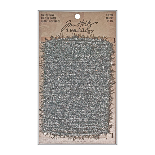 Tim Holtz - Idea-ology Collection - Christmas - Tinsel Twine - Silver