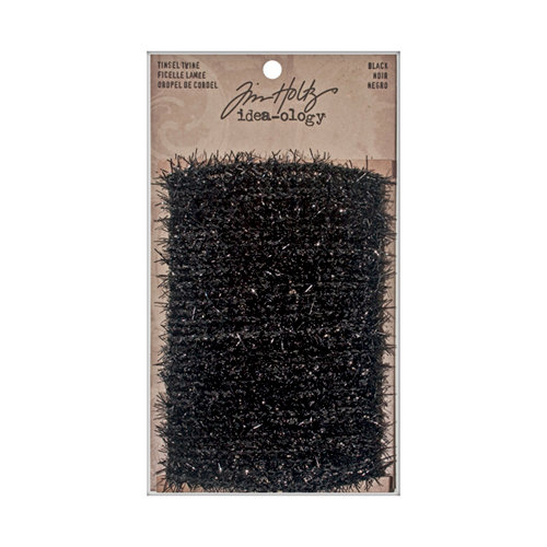 Tim Holtz - Idea-ology Collection - Christmas - Tinsel Twine - Black
