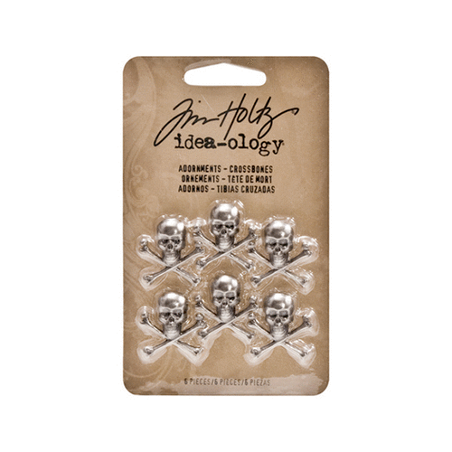 Idea-ology - Tim Holtz - Adornments - Crossbones