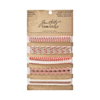 Tim Holtz - Idea-ology Collection - Trimmings - Naturals - Red and Cream