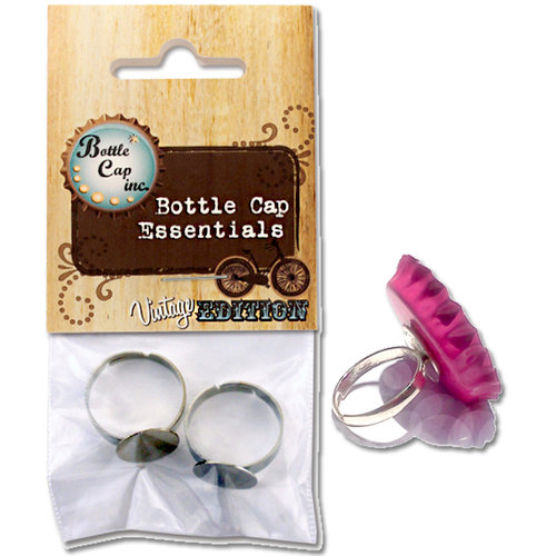 Bottle Cap Inc - Vintage Edition Collection - Jewelry - Adjustable Silver Ring