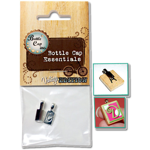 Bottle Cap Inc - Vintage Edition Collection - Jewelry Findings - Silver Bails