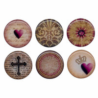 Bottle Cap  Inc - Vintage Edition Collection - Epoxy Stickers - Abstract Paper 3