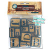 Bottle Cap Inc - Vintage Edition Collection - Altered Art - Letter Press Set - Alphabet