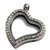 Bottle Cap Inc - Jewelry - Bezel Pendant - Heart Silver Locket with Gems