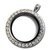 Bottle Cap Inc - Jewelry - Bezel Pendant - Round Silver Locket with Gems