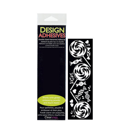 Clearsnap - Design Adhesives - Double Sided Patterned Adhesive - Candy Store