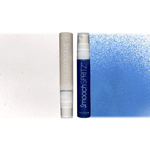 Smooch - Spritz - Pearlized Accent Ink - 2 Pack - Electric Blue and Vanilla Shimmer