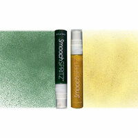 Smooch - Spritz - Pearlized Accent Ink - 2 Pack - Gold Glow and Emerald Sprinkle