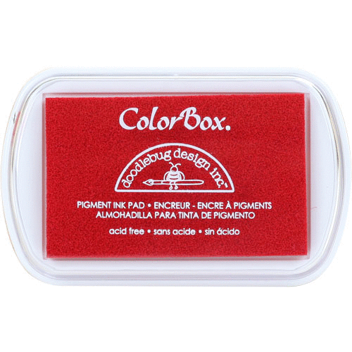 ColorBox - Doodlebug Design - Pigment Inkpad - Ladybug