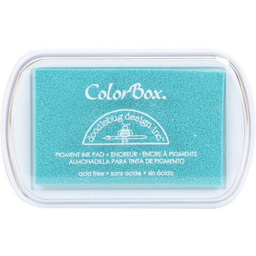 ColorBox - Doodlebug Design - Pigment Inkpad - Swimming Pool