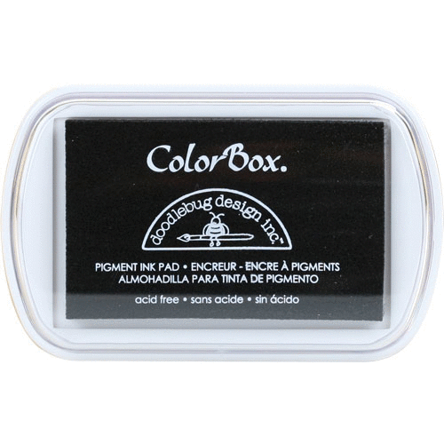 ColorBox - Doodlebug Design - Pigment Inkpad - Beetle Black