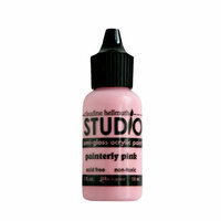 Ranger Ink - Studio by Claudine Hellmuth - Semi-Gloss Acrylic Paint - Painterly Pink - .5 ounces