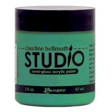 Ranger Ink - Studio by Claudine Hellmuth - Semi-Gloss Acrylic Paint - Classic Teal