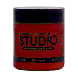 Ranger Ink - Studio by Claudine Hellmuth - Semi-Gloss Acrylic Paint - Dash of Red