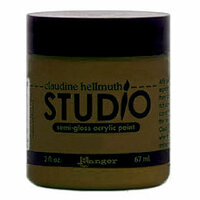 Ranger Ink - Studio by Claudine Hellmuth - Semi-Gloss Acrylic Paint - Sable Brown