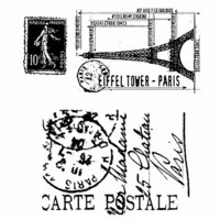 Stampers Anonymous - Tim Holtz - Rubber Stamps - I See Paris, BRAND NEW