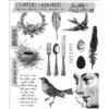 Stampers Anonymous - Tim Holtz - Cling Mounted Rubber Stamp Set - Nature Walk