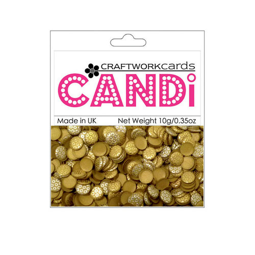 Craftwork Cards - Candi - Metallic Paper Dots - Tungsten